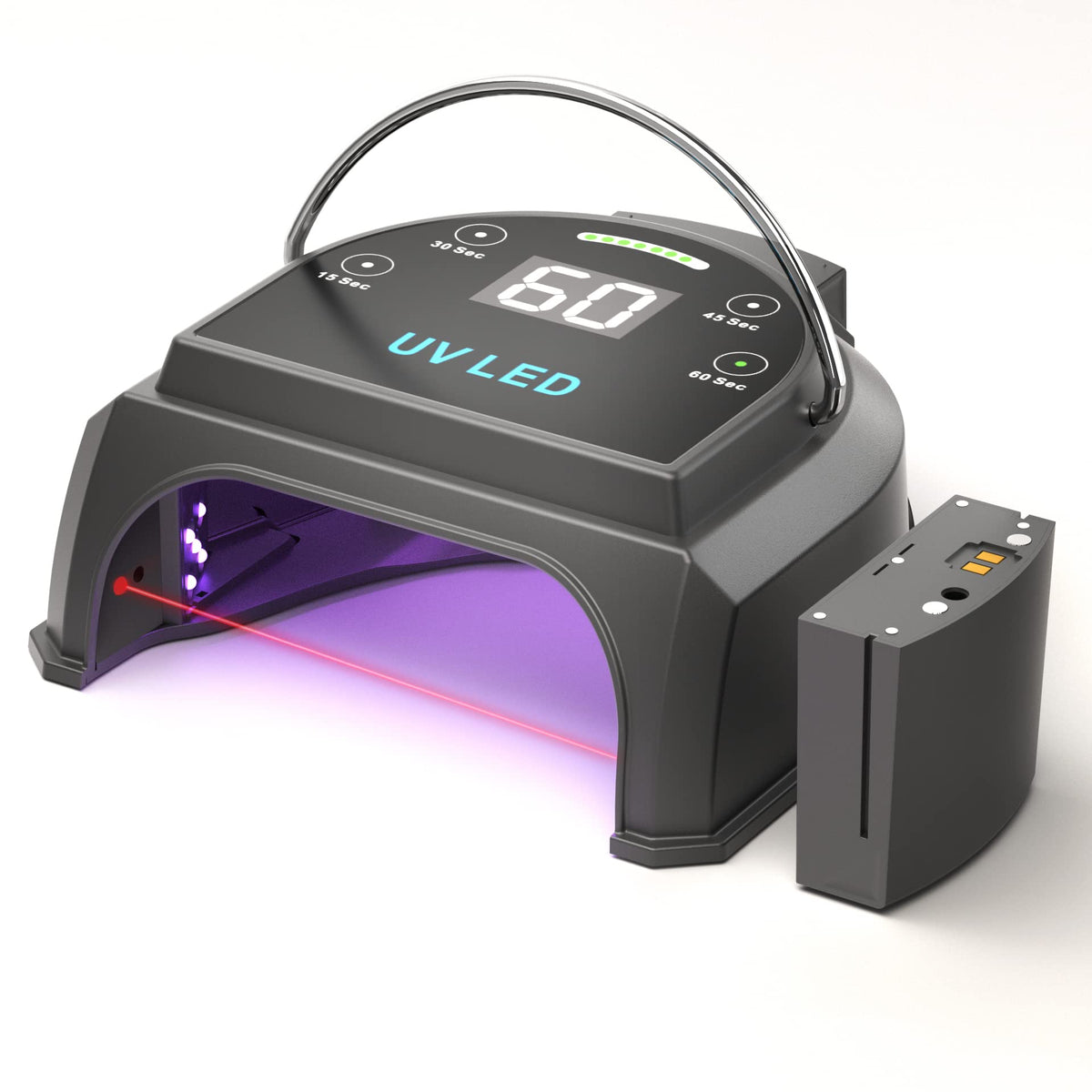 Gelpal 80W nail lamp front view for salon or home curing.