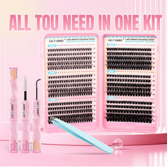GEMERRY eyelash extension tweezers close-up for precise placement.