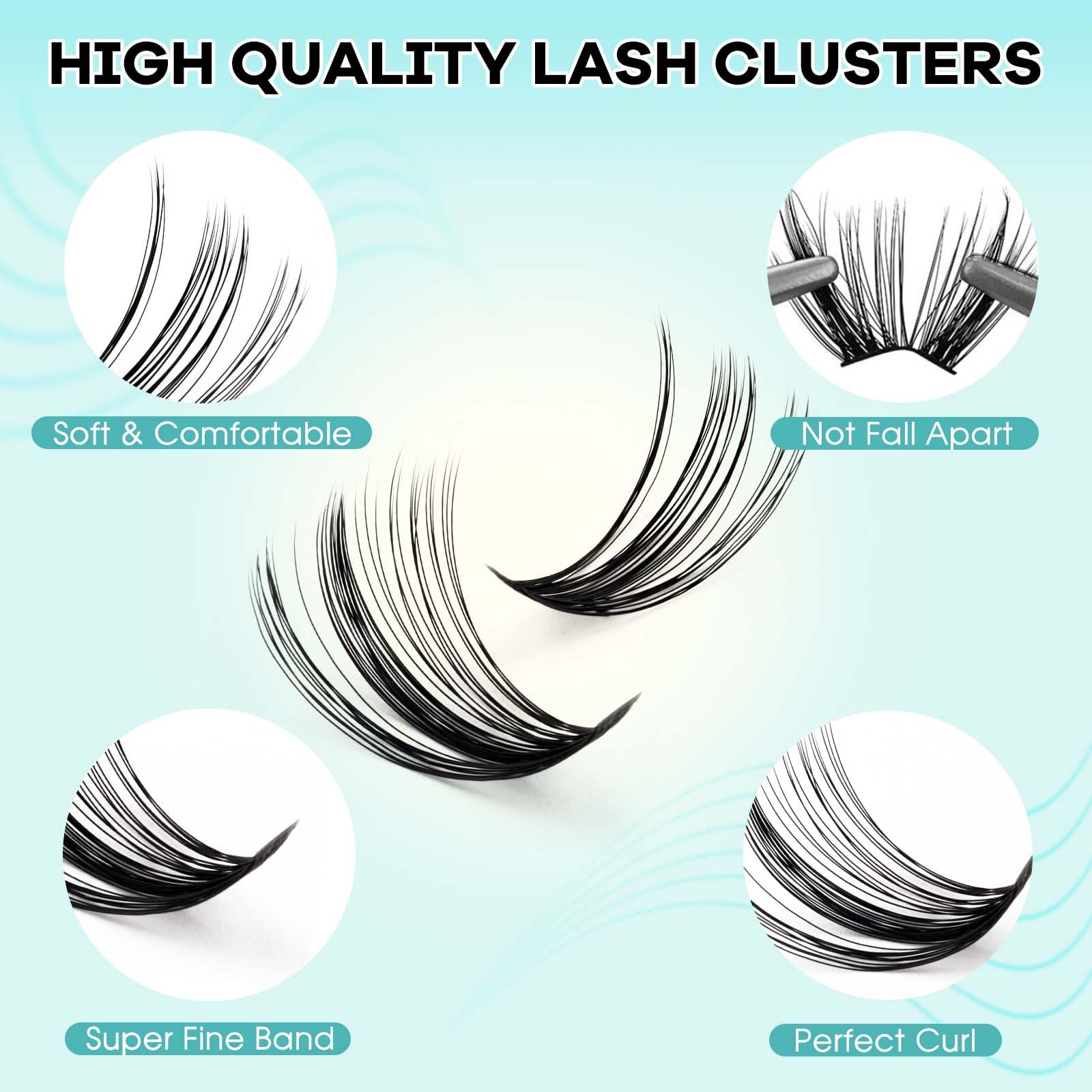 GEMERRY Eyelash Tweezers with precision grip for safe placement