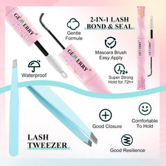 GEMERRY lash bond and seal duo close-up for secure wear.