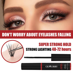 GEMERRY Lash Bond spiral brush enables precise, easy application.