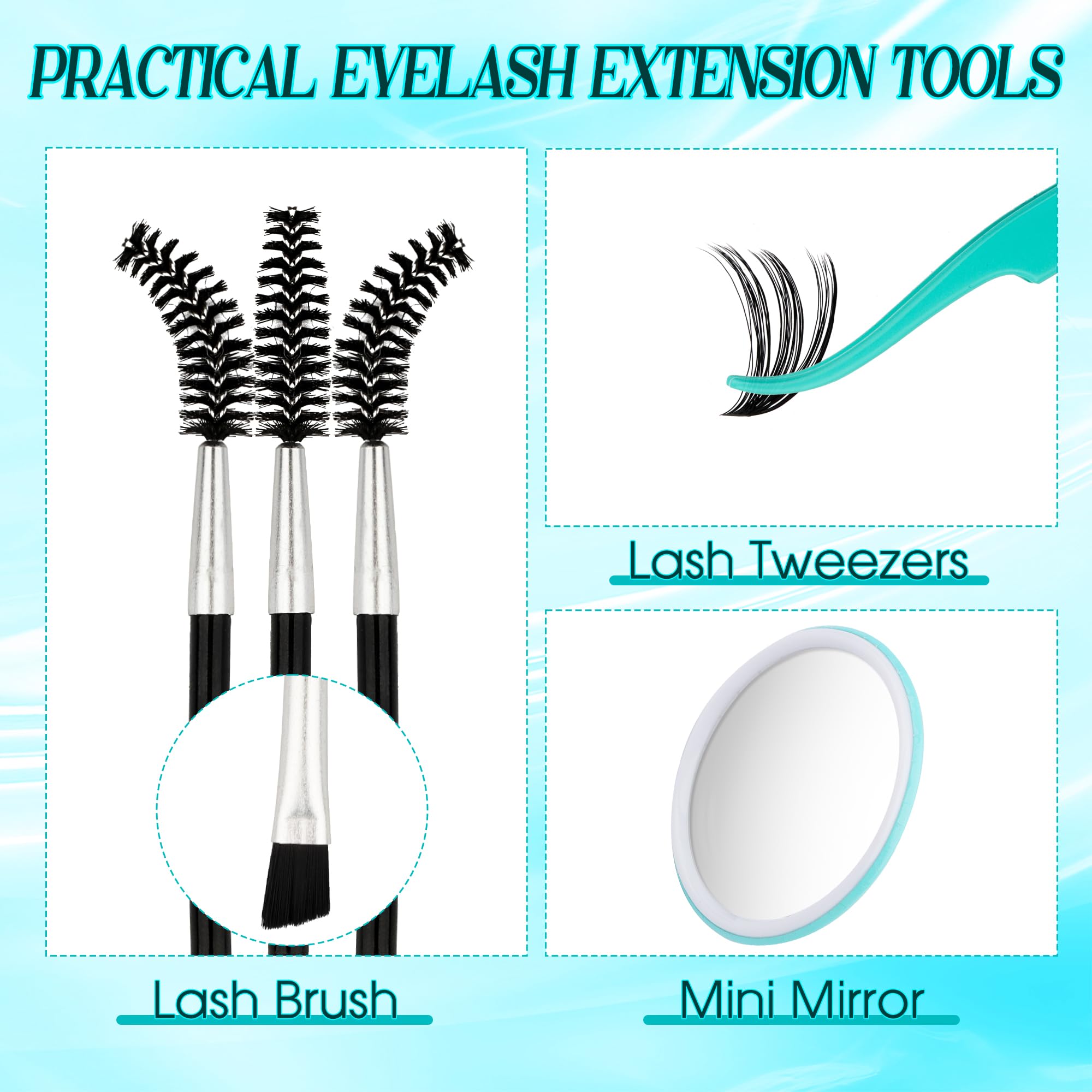 GEMERRY precision lash tweezers for accurate cluster placement