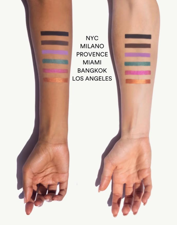 Gen See Milano smoky look swatch shows matte chocolate brown shade