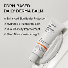 Genabelle PDRN Enriched Recovery Balm application on skin demonstrates calming, non-greasy absorption.