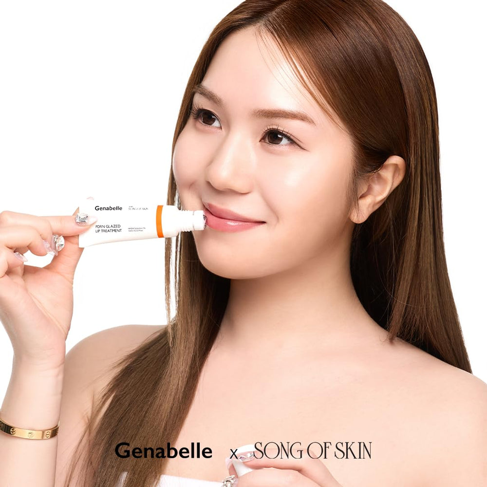 Genabelle PDRN Glazed Lip Treatment premium packaging signals luxury lip care