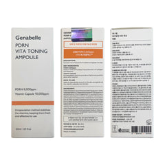 Genabelle PDRN Vita hyaluronic acid layers illustration.