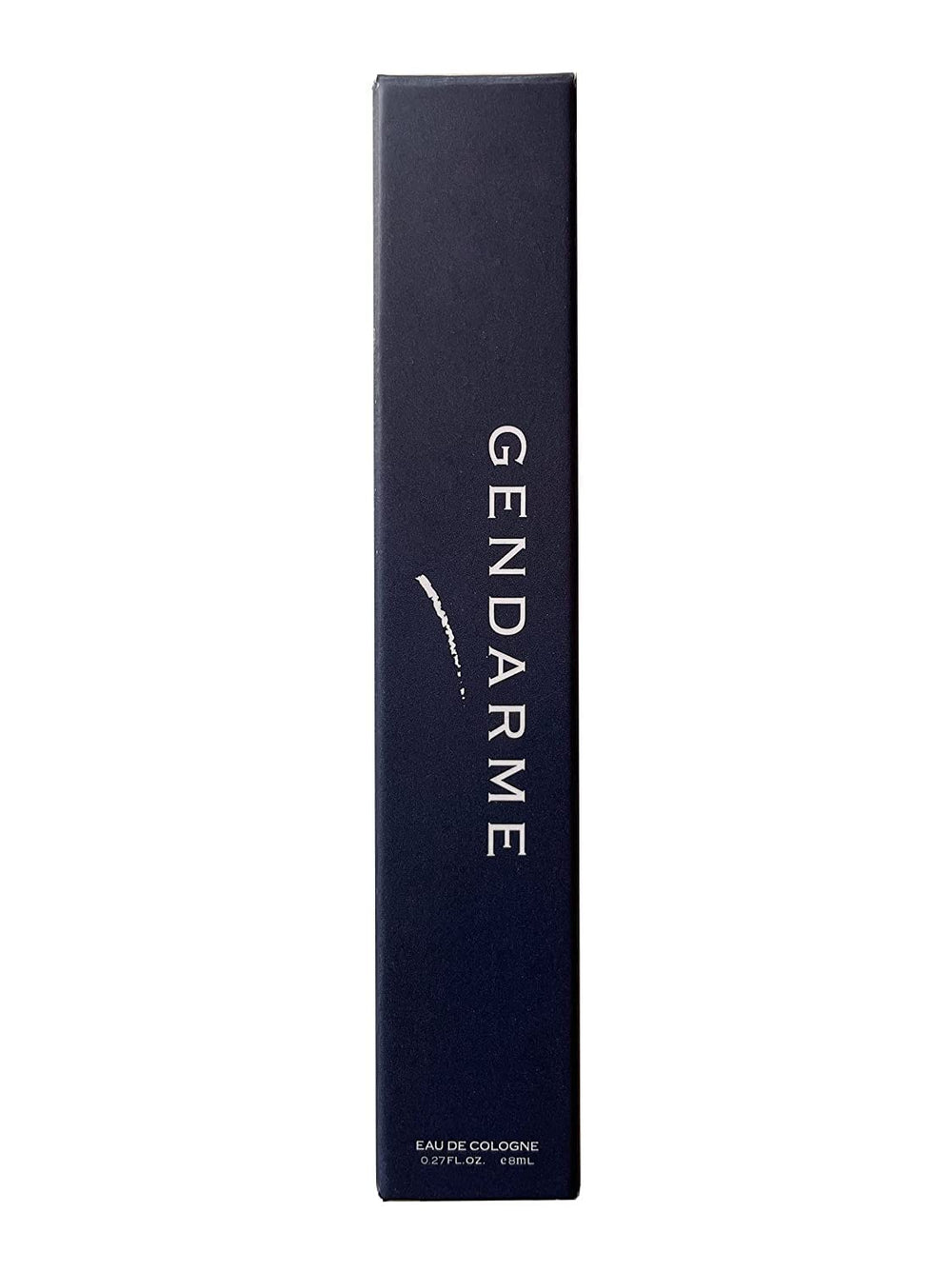 Gendarme EDC travel case with logo emphasizes premium masculine fragrance.