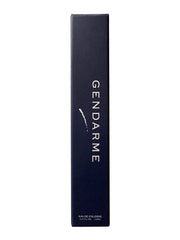Gendarme EDC travel case with logo emphasizes premium masculine fragrance.