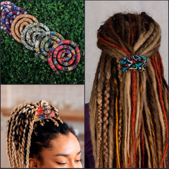 General Easy-to-wrap dreadlock accessory for on-the-go styling.