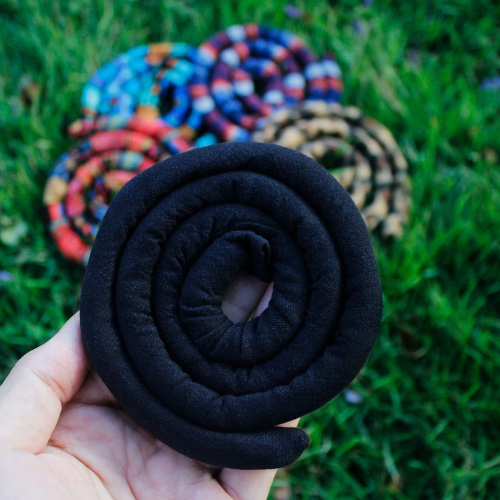General Soft viscose fabric dread tie offers comfortable wear.
