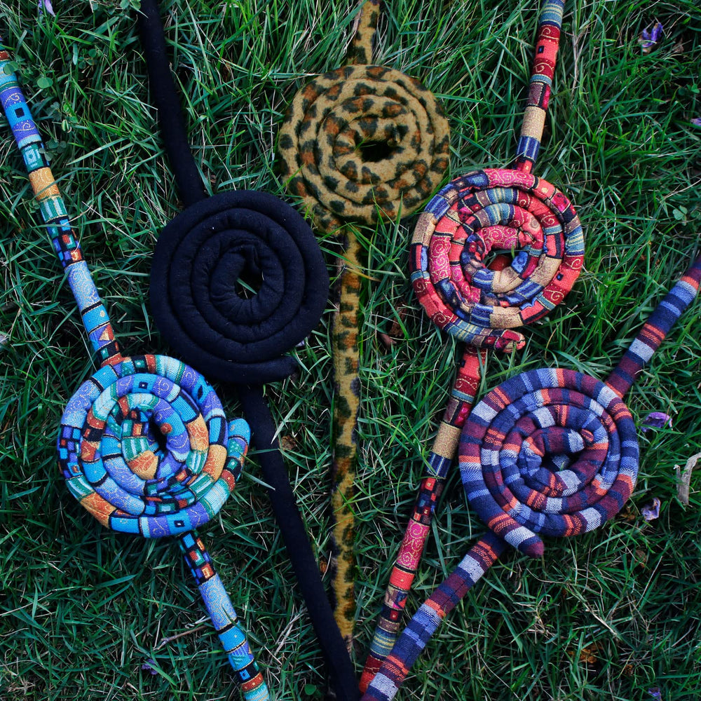 General Wire-embedded design holds dreads securely during workouts.