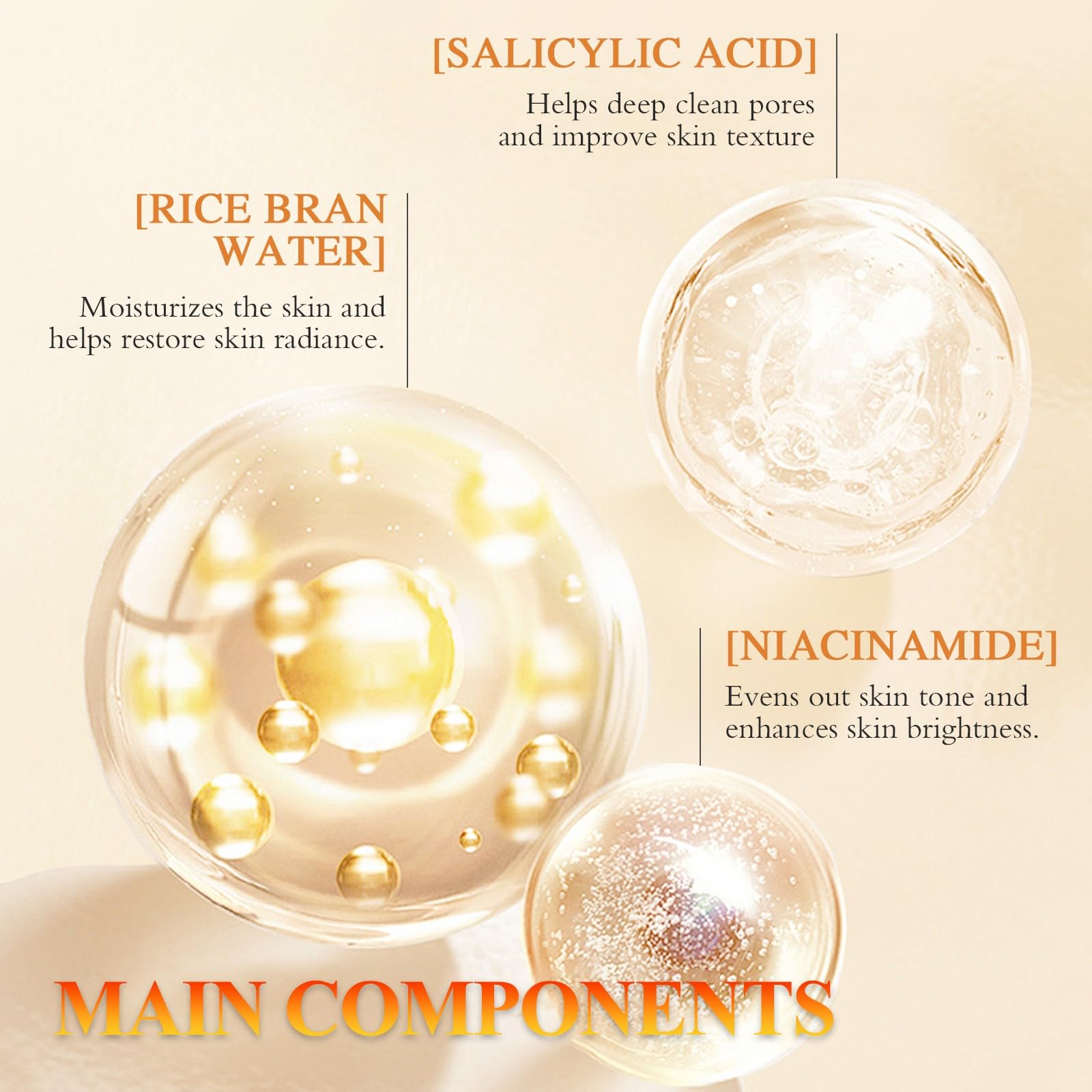 Generic ampoule beside moisturizer showing layering benefit