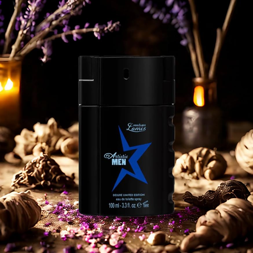 Generic Artistic Men Deluxe spray action shows easy, even application