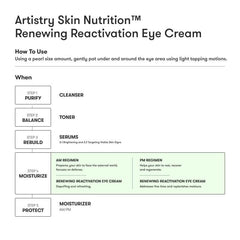 Generic Artstry eye cream in evening routine supports gentle skin care.