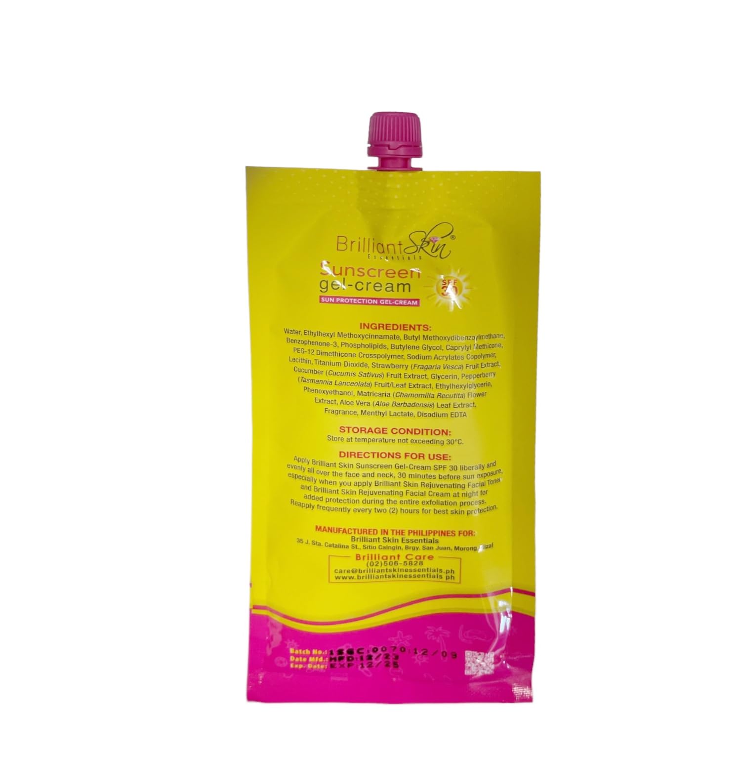 Product being applied to the skin for a smooth finish