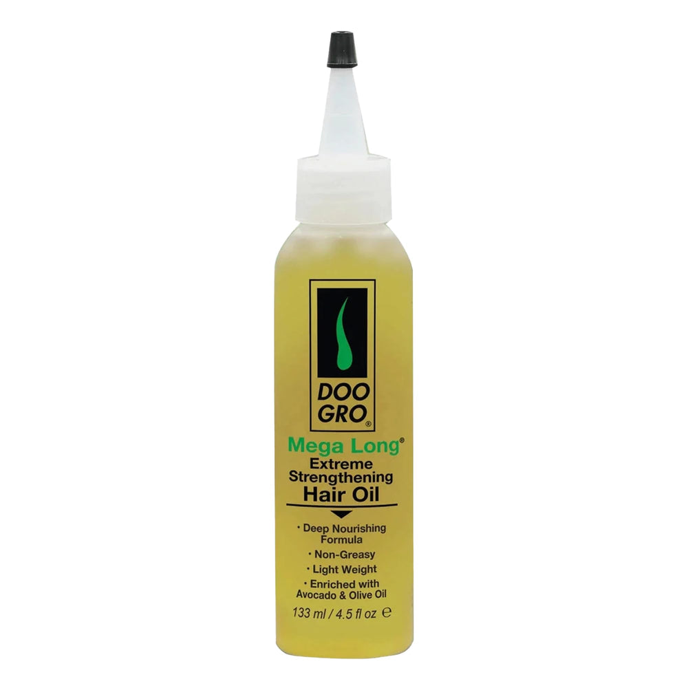 Generic Doo Gro Mega Long Oil bottle pour for lightweight nourishment.