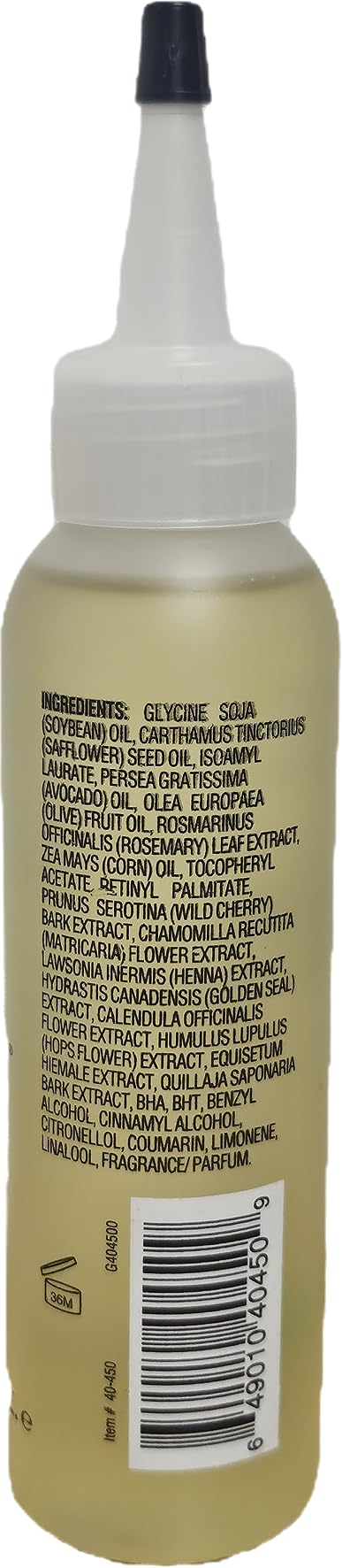 Generic Doo Gro Mega Long Oil on damp hair for detangling.