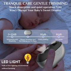 Generic electric nail clipper quiet operation minimizes disruption during sessions