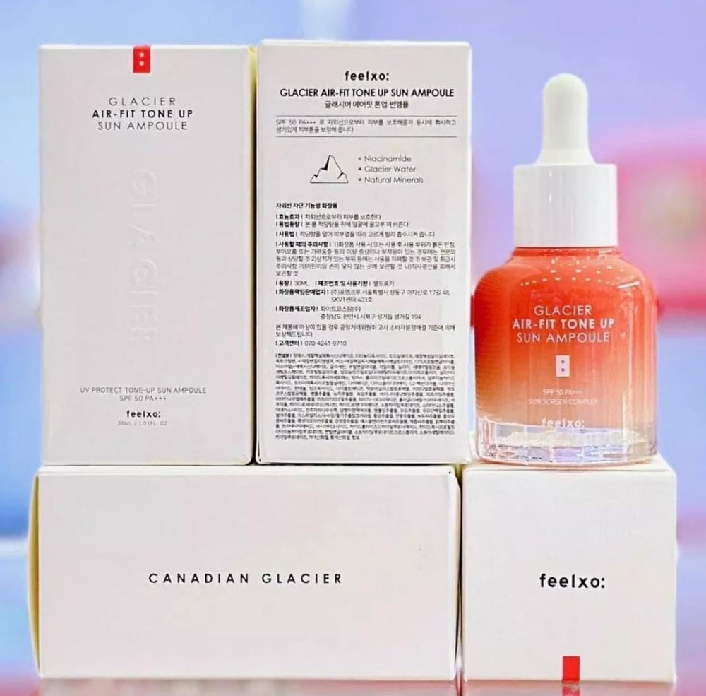 Generic Glacier Air-Fit Ampoule finish suitable for makeup-free days