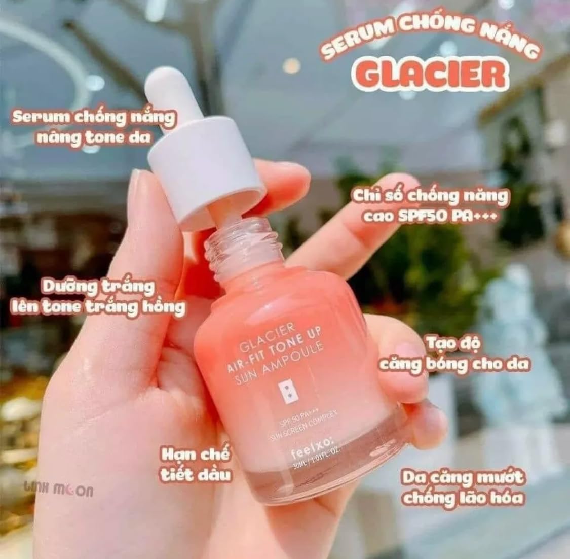 Generic Glacier Air-Fit Ampoule delivers natural tone-up for brighter skin