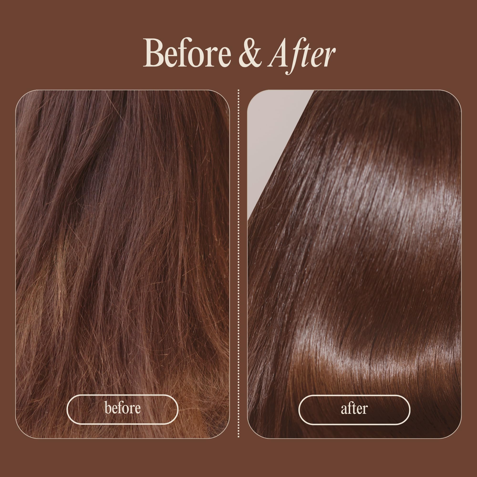 Generic &honey finished hair with glossy, frizz-free look