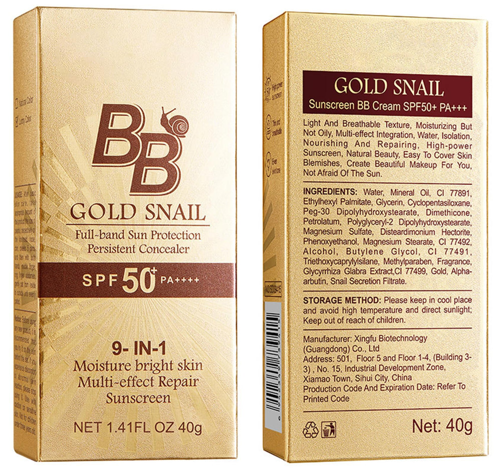 Generic Korean BB Cream SPF50+ comes in a 40g compact.