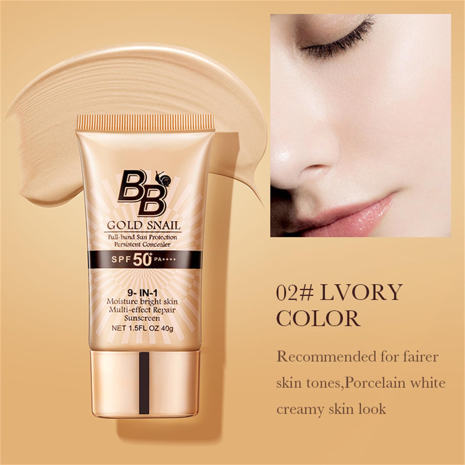 Generic Korean BB Cream SPF50+ suitable for face and body use.