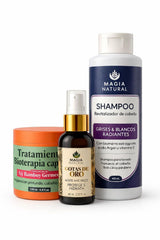 Generic Magia Natural shampoo bottle for gray hair boosts brightness and manageability.