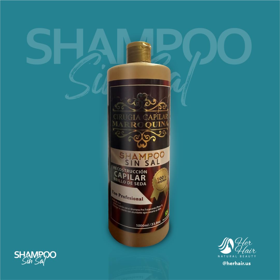 Generic Marroquina shampoo post-treatment usage supports lasting hydration after care.