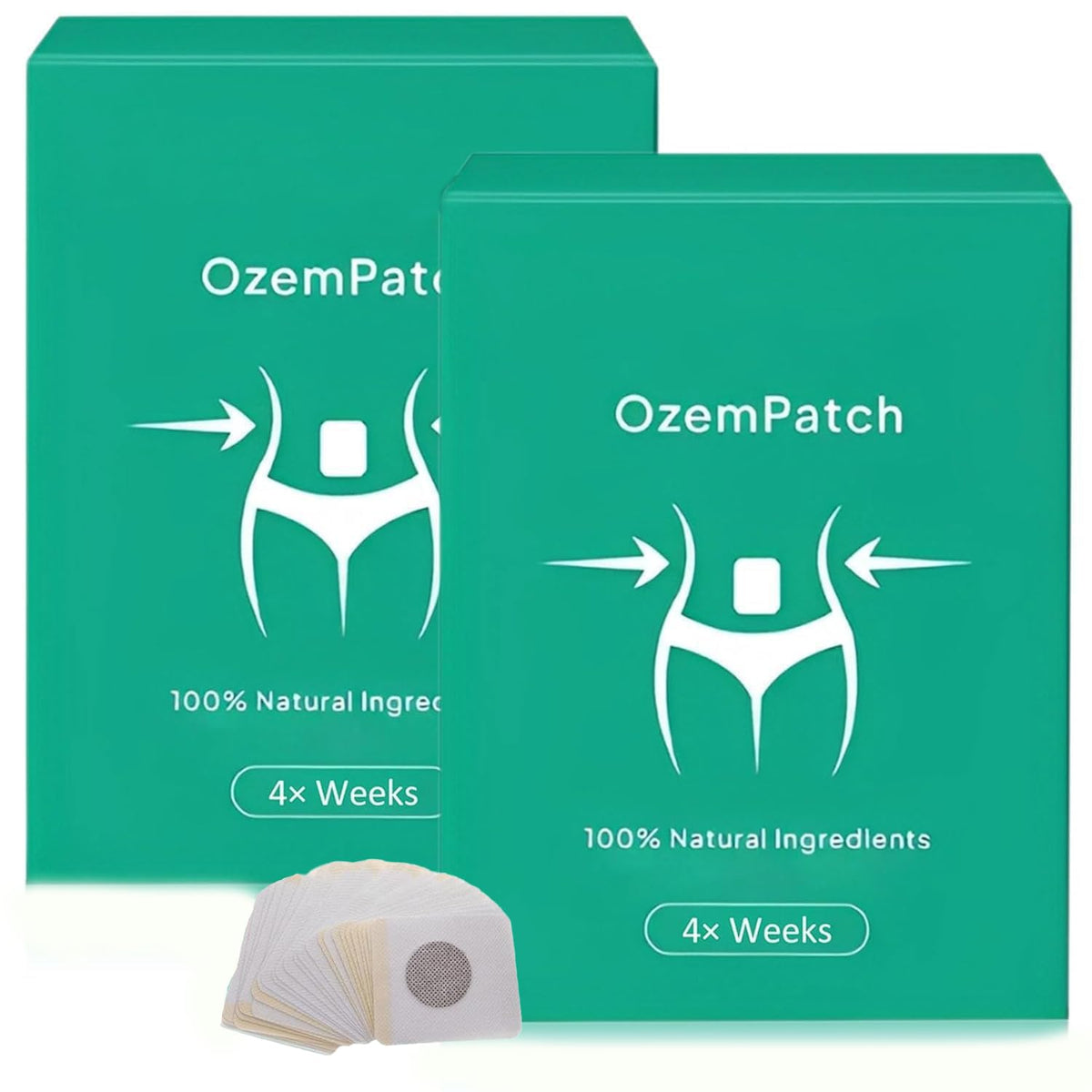 Generic Ozempatch abdomen application shows easy daily use for gentle energy support.