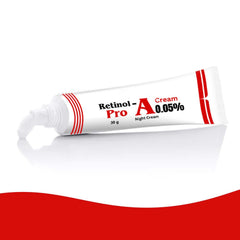 Generic Retinol Pro Night Cream front label; clear dosage and branding