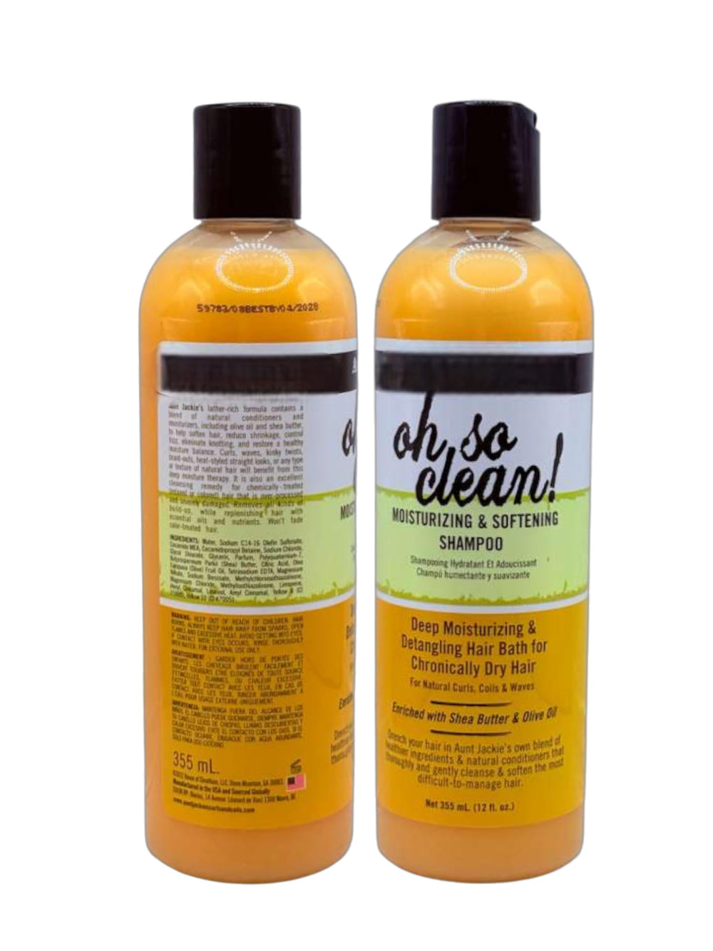 Generic Oh So Clean shampoo lather close-up highlighting gentle cleansing that supports softness