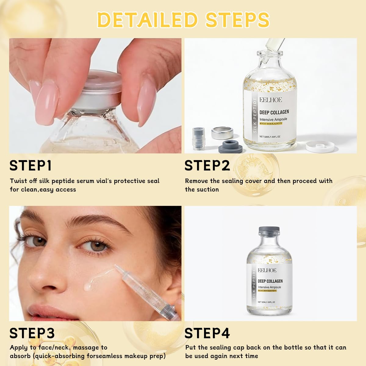 Generic Silk Peptide Intensive Lifting Ampoule gift set suitable for special occasions.