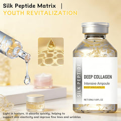 Generic Silk Peptide Intensive Lifting Ampoule cap-side close-up illustrating precise dosing for targeted care.