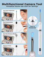 Sofbunny A03 LED lights and otoscope improve visibility in tight ears