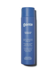 Gente Inc Tropical Rain Shower Gel bottle for refreshing daily cleanse with tropical scent.