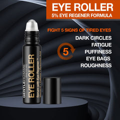 Gentlehomme eye roller serum duo-pack highlighting value and convenience