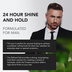 Two-pack display showcases versatile grooming option for modern men.