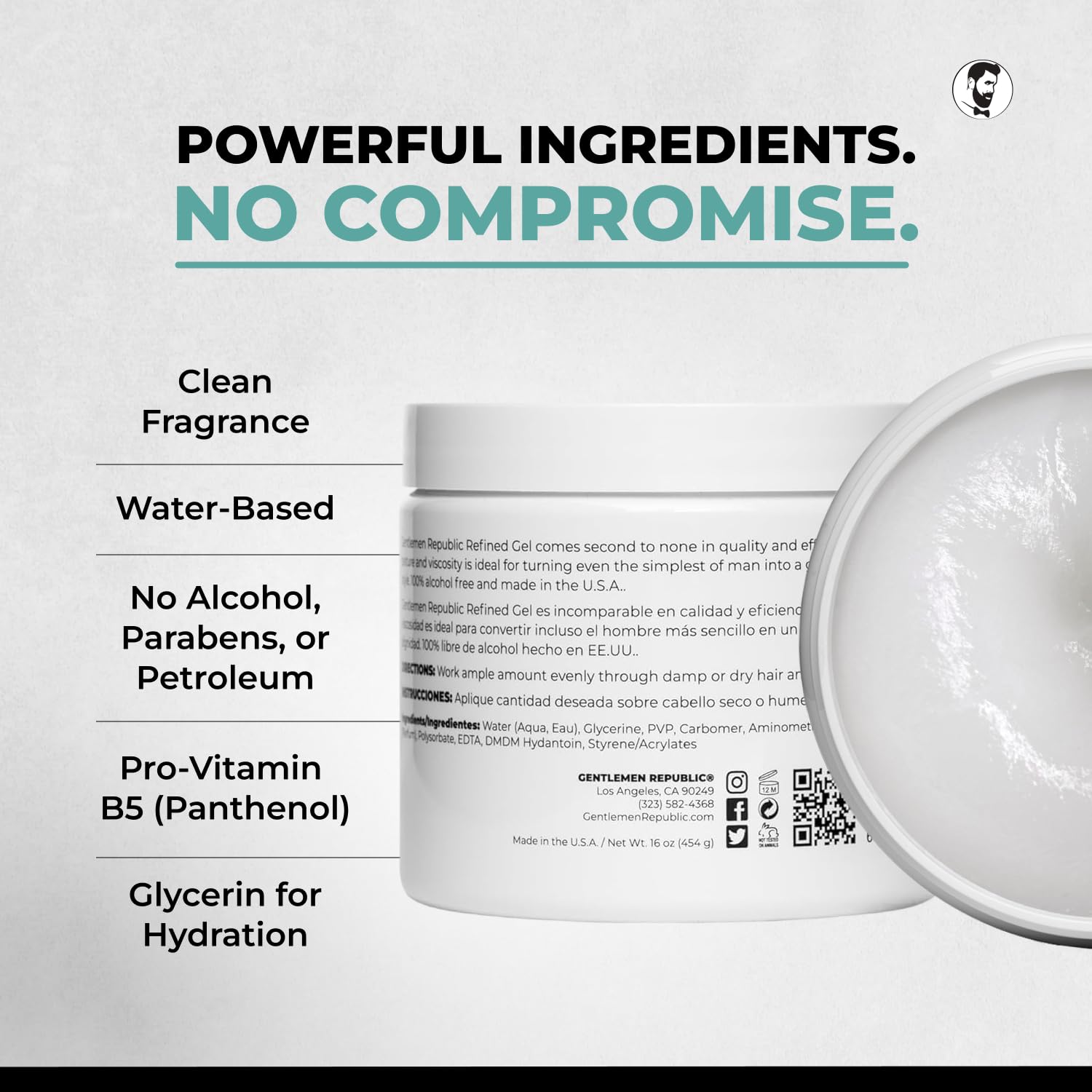 Gentlemen Republic humidity-resistant formula maintains style in humidity.