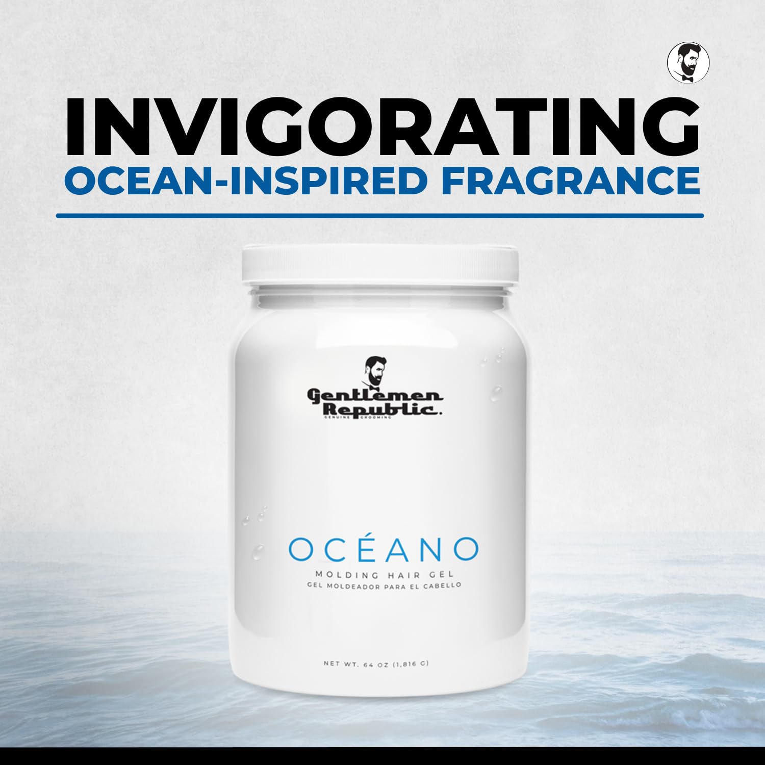 32oz pump container of Oceano gel for easy reuse