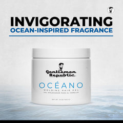 All-day confidence with Oceano gel's ocean-inspired scent and lasting finish