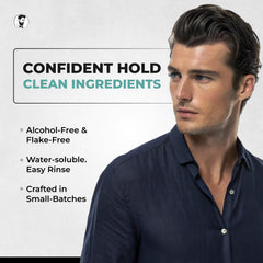 Gentlemen Republic pump dispense action demonstrates quick, even product distribution.