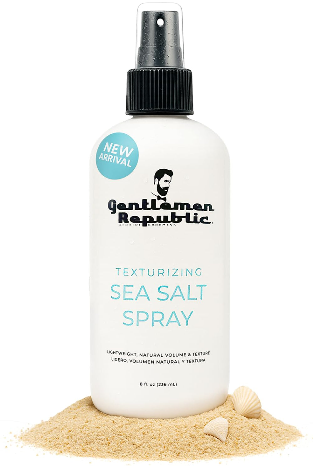 Gentlemen Republic Sea Salt Spray bottle for effortless beach texture