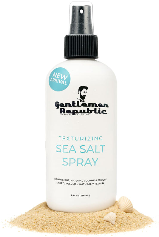 Gentlemen Republic Sea Salt Spray bottle for effortless beach texture