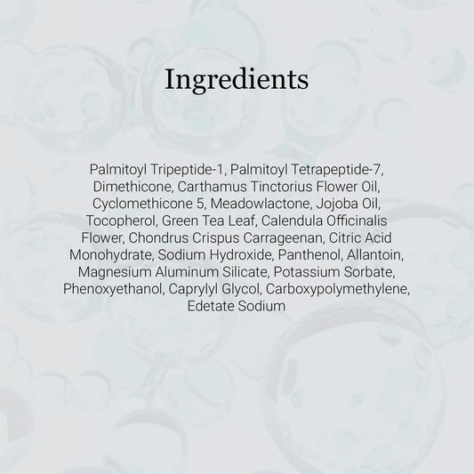 Genucel Eyelid Cream packaging demonstrates firming around the upper eye area.