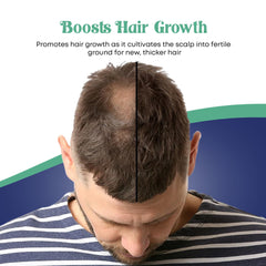 Let-It-Grow Shampoo bottle with herb extracts for revitalizing care