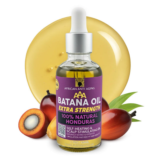 GEO BOUNTY Batana Oil bottle for nourishing hair in a USA-made blend.