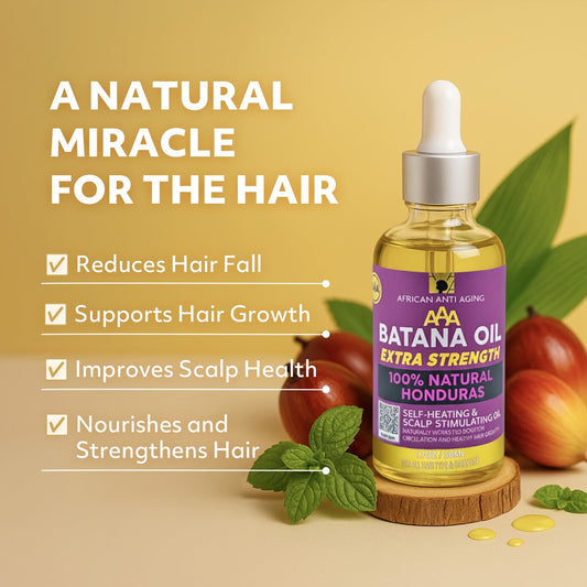 GEO BOUNTY Batana Oil dropper for easy daily scalp care.