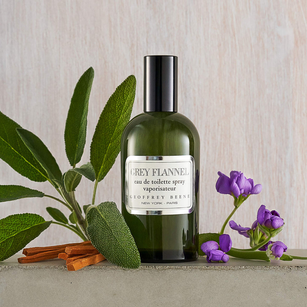 Geoffrey Beene Grey Flannel collection display suggesting versatility.