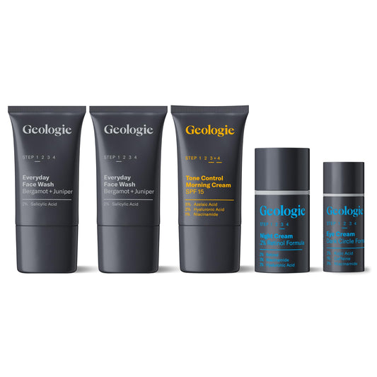 Geologie cleanser two-pack close-up for oil control